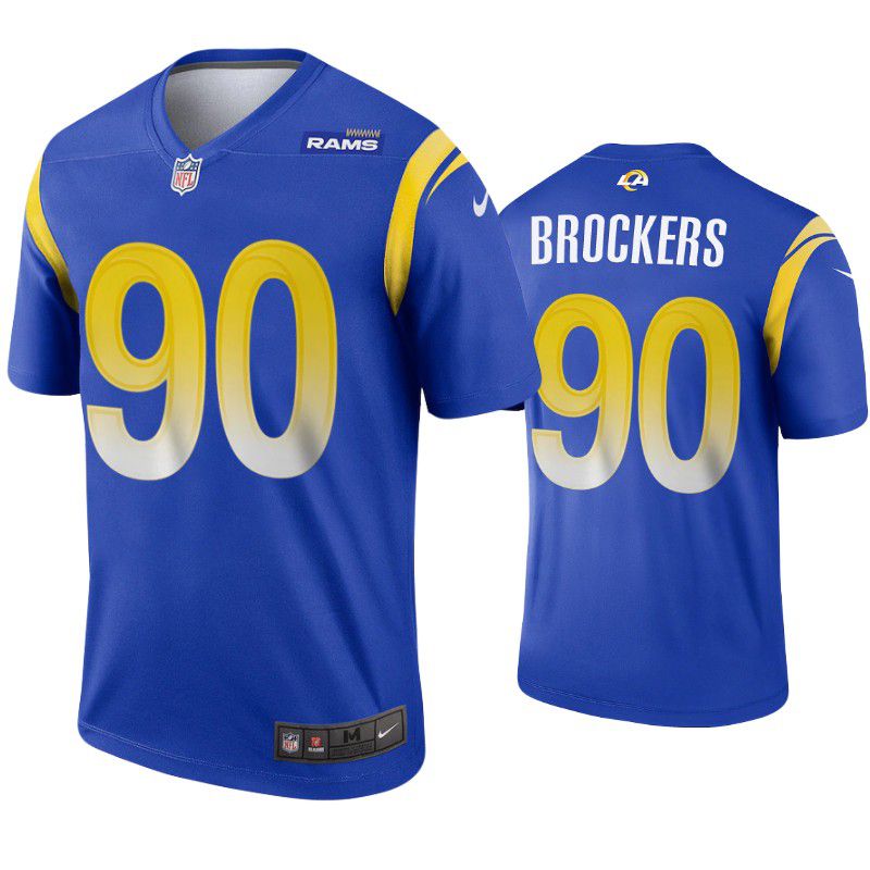 Men Los Angeles Rams #90 Michael Brockers Nike Royal Legend NFL Jersey->los angeles rams->NFL Jersey